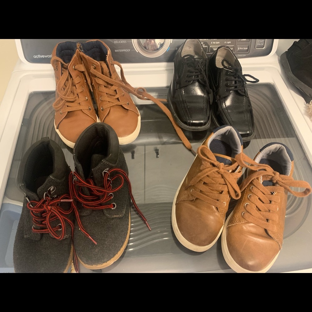 Boys size 12/13 shoes and boots lot.